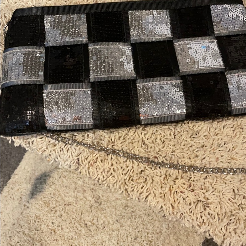 Harvey’s clutch for night out.